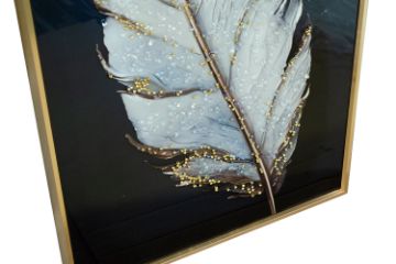 Picture of 357-013 Decorative Wall Art with Golden Frame (40x60cm)