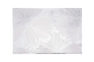 Picture of 371-014 Silver Sunflower Placemat in White (45cmx30cm)