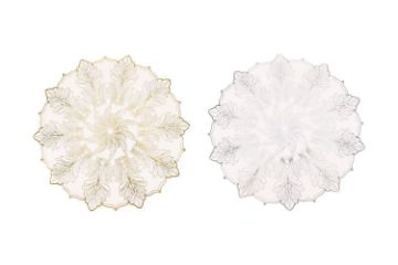 Picture of 371-021/022 Feathers Placemat in White