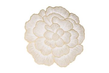 Picture of 371-030/031 Rose Placemat in Golden/Silver