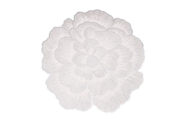Picture of 371-031 Rose Placemat in Silver