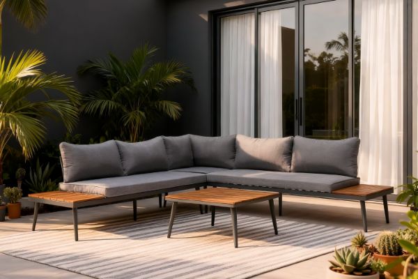 Picture of  [FLOOR MODEL CLEARANCE] TOPAZ Sectional Outdoor Lounge Sofa Set