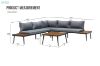 Picture of  [FLOOR MODEL CLEARANCE] TOPAZ Sectional Outdoor Lounge Sofa Set