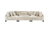 Picture of VIANNA Corduroy Sectional Modular Sofa Range (Beige) - 4PC Big Combo Set