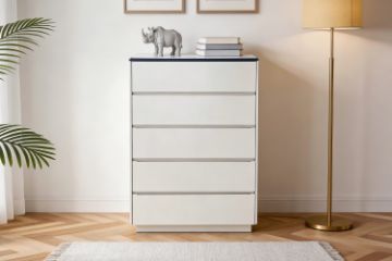 Picture of LINAS 5-Drawer Engineered Stone Top Tallboy
