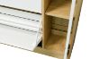 Picture of YORU 100 1-Door 3-Drawer Shoe Cabinet  (Oak & White)