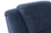 Picture of ALTO Reclining 3 Seater Sofa with  Drop Down Cup Holders (Denim Blue) 