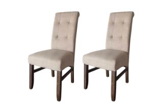 Picture of ROLFIN Dining Chair (Beige) - 2 Chairs in 1 Carton