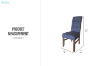 Picture of ROLFIN Dining Chair (Dark Blue) 