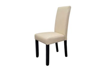 Picture of TIVEN High Back Dining Chair (Beige) - 2 Chairs in 1 Carton