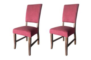 Picture of LINON High Back Dining Chair (Red) - 2 Chairs in 1 Carton