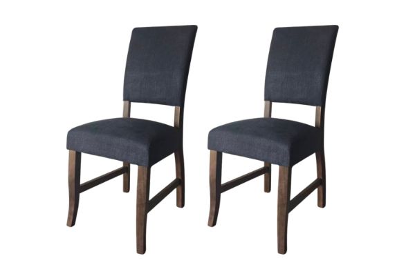 Picture of LINON High Back Dining Chair (Dark Blue) - 2 Chairs in 1 Carton