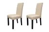 Picture of TIVEN High Back Dining Chair (Beige) - 2 Chairs in 1 Carton