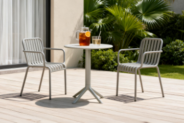 Picture of FLORINA D60 Round Dining Table - UV, Water & Moisture Resistance (Grey)