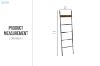 Picture of KIVO 5-Tier Ladder Shelf with Hooks 