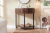 Picture of HOMY Console Table with Drawer & Shelf (Brown)