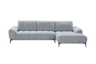 Picture of LENNOX Fabric Sectional Sofa/Sofa Bed with Adjustable Backrest - Chaise Facing Right