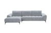 Picture of LENNOX Fabric Sectional Sofa/Sofa Bed with Adjustable Backrest - Chaise Facing Right
