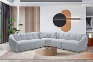 Picture of ELIO Sectional Modular Sofa Range - 5PC Big Combo Set (LAF Armchair + Armlessx2 + Corner + RAF Armchair)