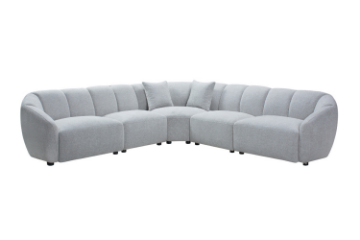 Picture of ELIO Sectional Modular Sofa Range - 5PC Big Combo Set (LAF Armchair + Armlessx2 + Corner + RAF Armchair)