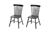 Picture of WINDSOR Rubber Wood Dining Chair (Black) - 2 Chairs in 1 Carton