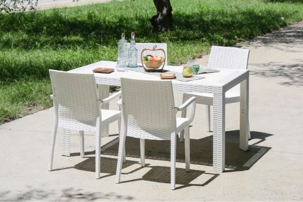 Picture of LUCERNE 120 Rectangular Dining Table- Water and UV Resistant