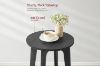 Picture of LEDREM Side Table with Shelf  (Black)