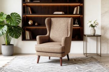 Picture of MORRIS Armchair/Sofa Chair in Brown