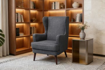 Picture of MORRIS Lounge Chair in Grey