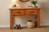 Picture of RIVERWOOD 120 2-Drawer Rustic Pine Hall Table