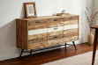 Picture of LEAMAN 1.6M Solid Acacia Wood Sideboard