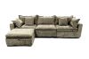 Picture of MORVIA Feather-Filled Modular Sectional Sofa with Storage Ottoman (Olive Green)