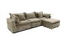 Picture of MORVIA Feather-Filled Modular Sectional Sofa with Removable and Washable Covers (Olive Green)