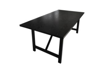 Picture of LAVON 160 Dining Table with Metal Legs
