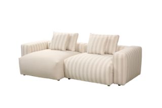 Picture of ROMINA Feather-Filled Modular Sectional Sofa Range - 2PC Combo Set (RAF Armchairx1 + Left Facing Chaisex1)