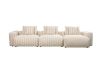 Picture of ROMINA Feather-Filled Modular Sectional Sofa Range - 3PC Combo Set (RAF Armchairx1 + Armlessx1 + Left Facing Chaisex1)