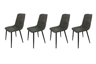 Picture of Copy of SAROTO Dining Chair (Grey) - 4 Chairs in 1 Carton