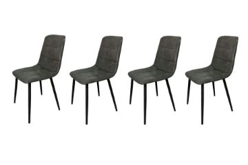 Picture of Copy of SAROTO Dining Chair (Grey) - 4 Chairs in 1 Carton