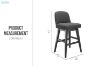 Picture of SLATE 360° Swivel Bar Chair -  2 Chairs in 1 Carton