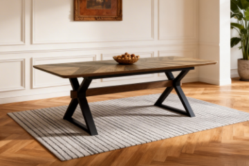 Picture of CAPITOL Walnut Veneer 180-300 Adjustable & Extendable Dining Table