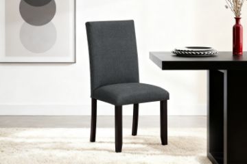 Picture of SERENO High Back Fabric Dining Chair (Charcoal Grey)