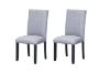 Picture of SERENO High Back Fabric Dining Chair (Grey) - 2 Chairs in 1 Package