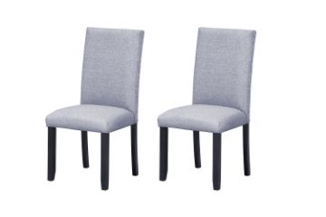 Picture of SERENO High Back Fabric Dining Chair (Grey)