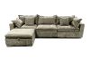 Picture of MORVIA Feather-Filled Modular Sectional Sofa with Storage Ottoman (Olive Green)
