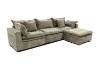 Picture of MORVIA Feather-Filled Modular Sectional Sofa with Storage Ottoman (Olive Green)