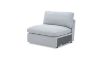 Picture of SPLENDOR Feather Filled Fabric Modular Corner Sofa (Grey)