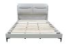 Picture of TERRA Air Leather Bed Frame with Integrated Touch LED Light in Queen Size