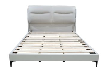 Picture of TERRA Air Leather Bed Frame with Integrated Touch LED Light in Queen Size