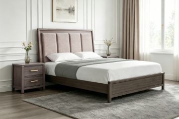 Picture of GLINDA  3PC Bedroom Combo Set in Queen Size (Grey)