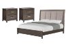 Picture of GLINDA  3PC Bedroom Combo Set in Queen Size (Grey)